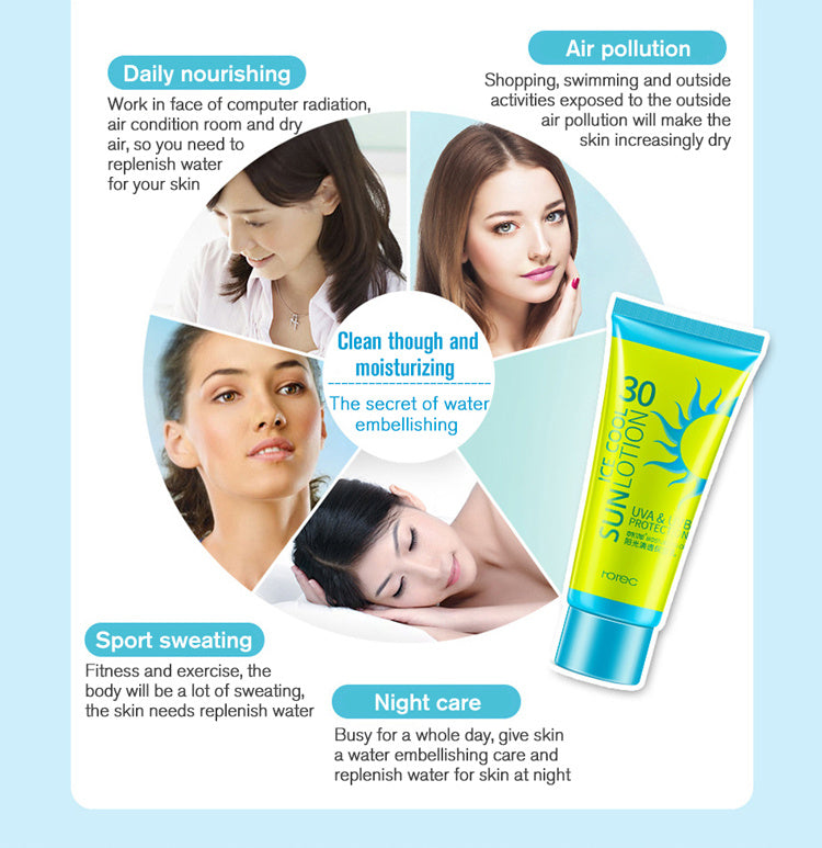 Crema Solar Facial XYROSE – Hidratante y Ligera con SPF50