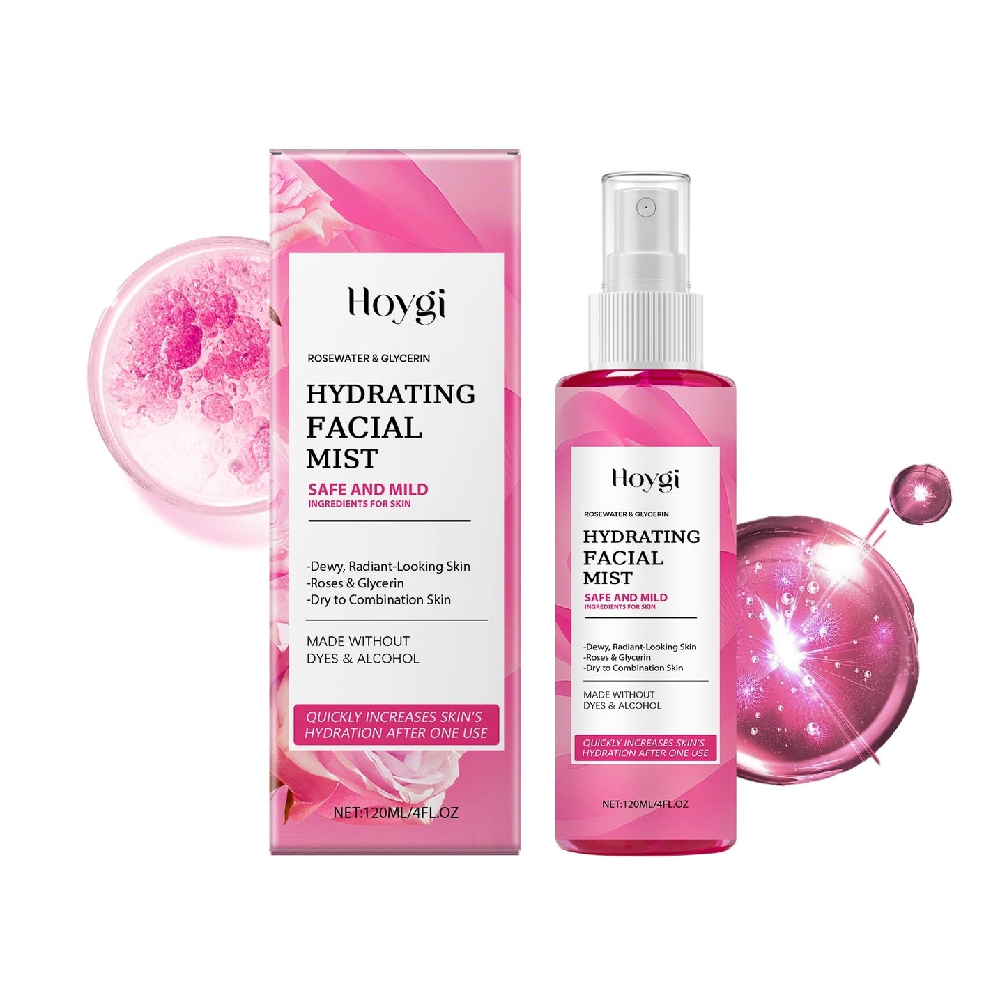 Rose Moisturizing Facial Spray | Hidratación Natural y Refrescante.