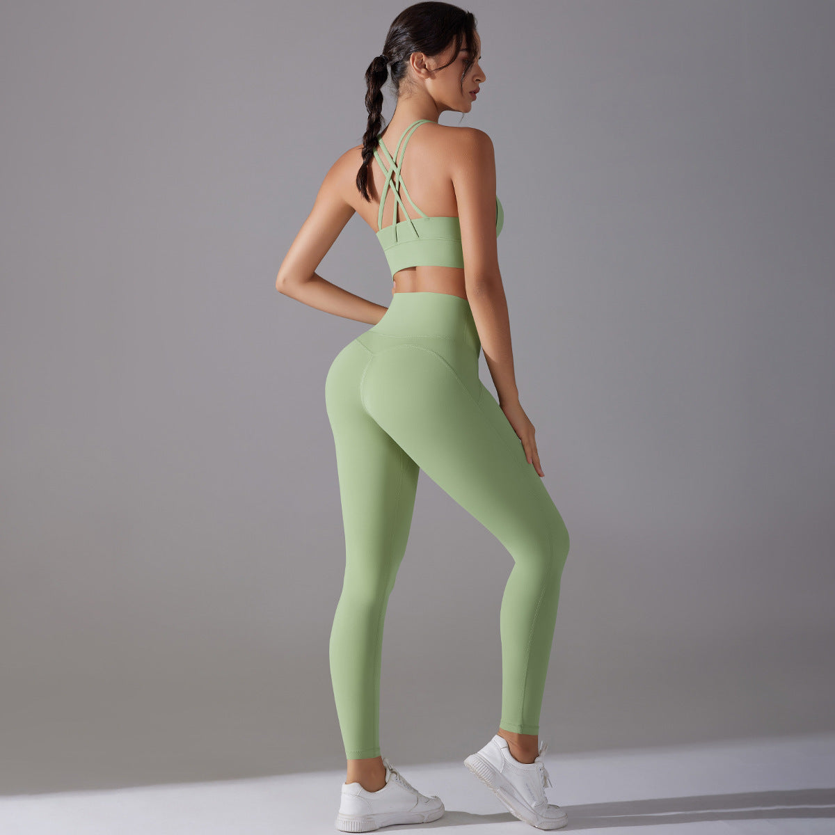 Suit Sports Underwear Fitness Yoga Pants Two-piece Set