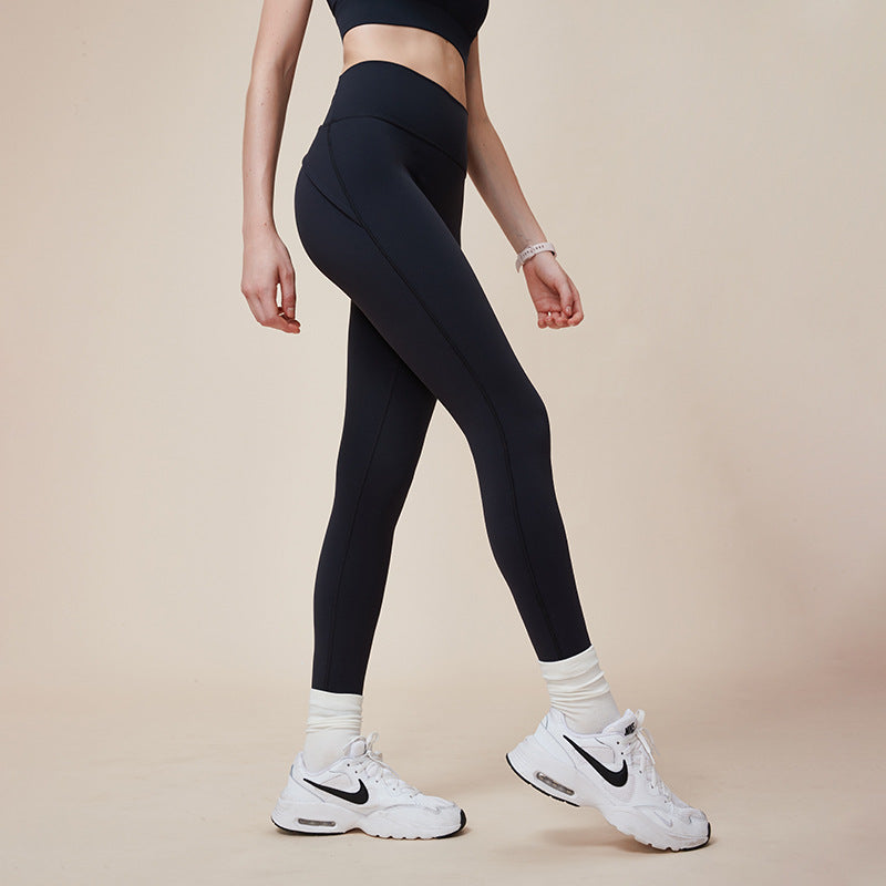 High-Waisted Sports Leggings – Push-Up and Slimming Effect for Yoga and Fitness