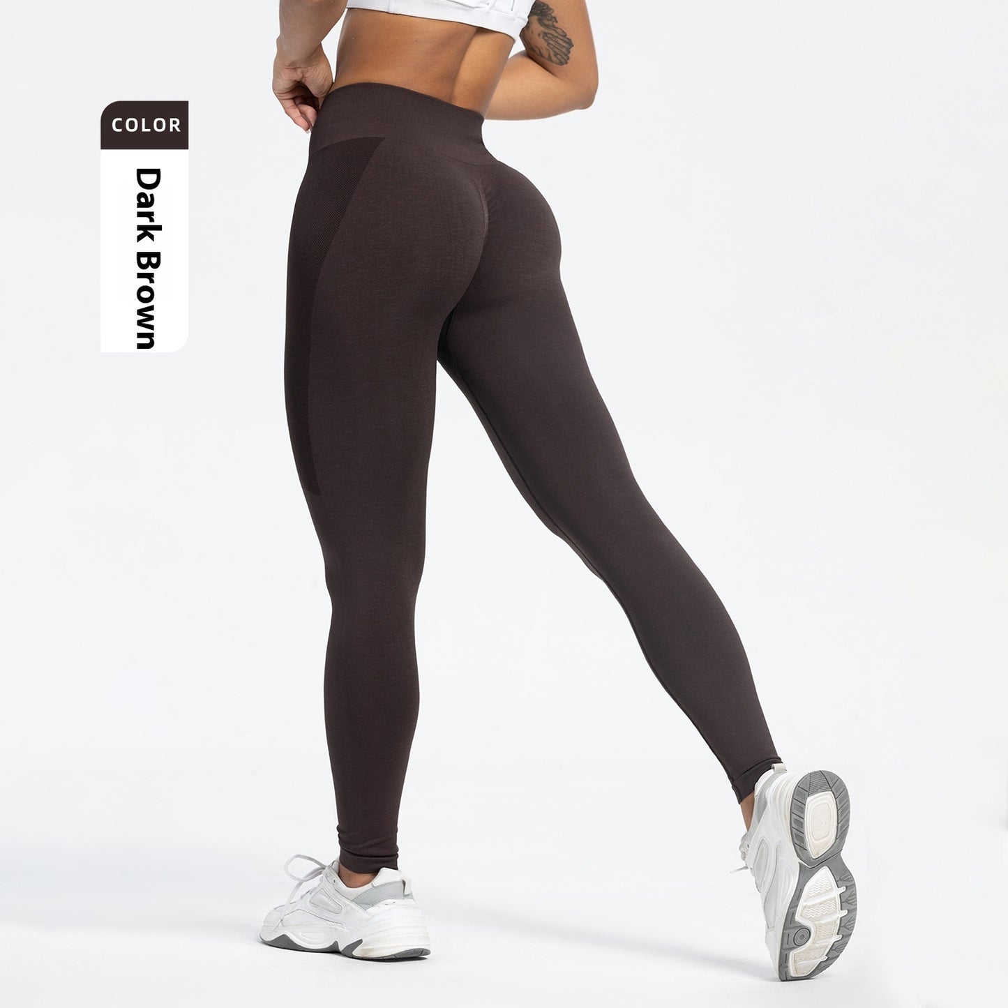 Women's Sports Fitness Pants Seamless Hip Raise High Waist Yoga Pants