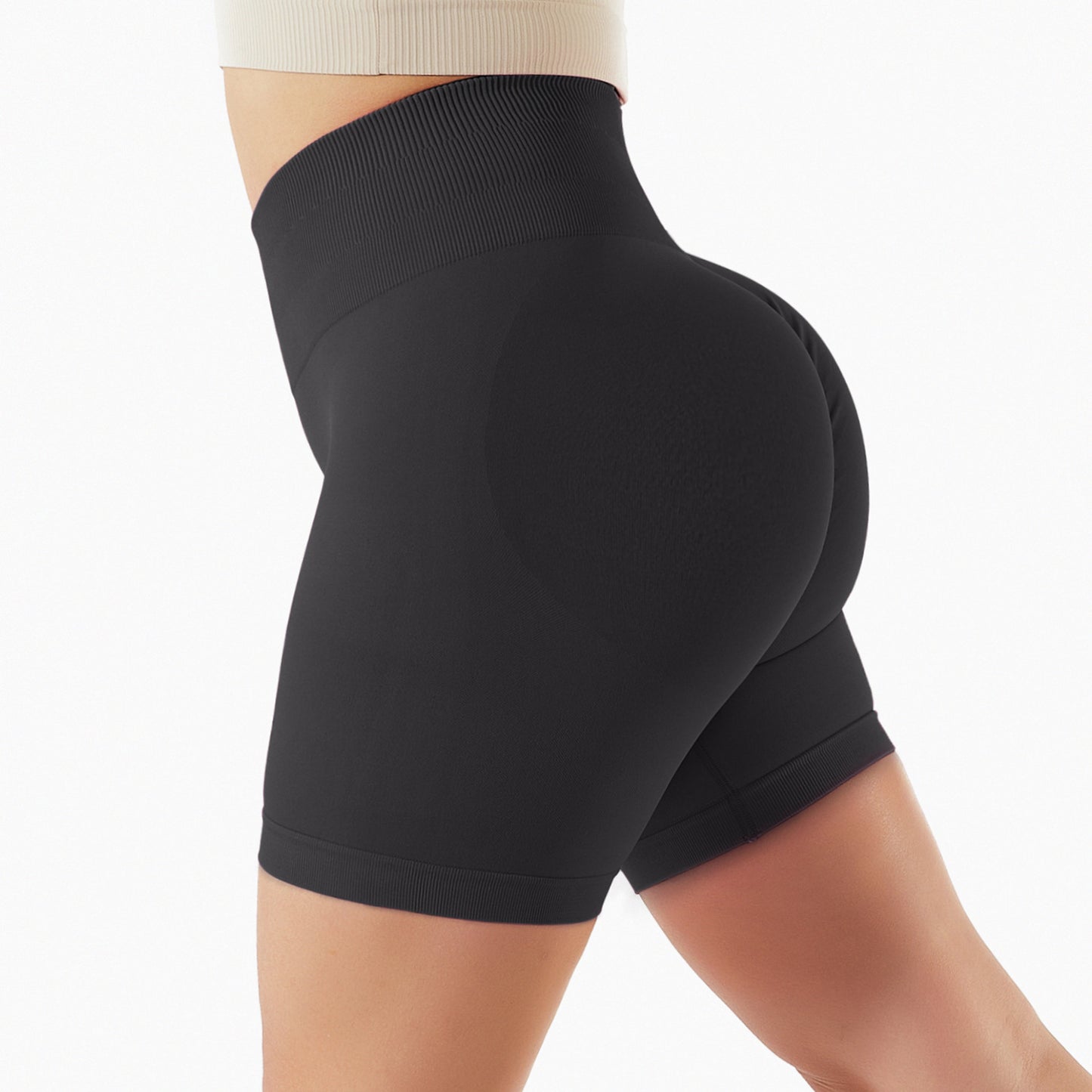 Seamless Yoga Shorts | High Waist &amp; Hip Lifting – Shipping to Europe &amp; USA