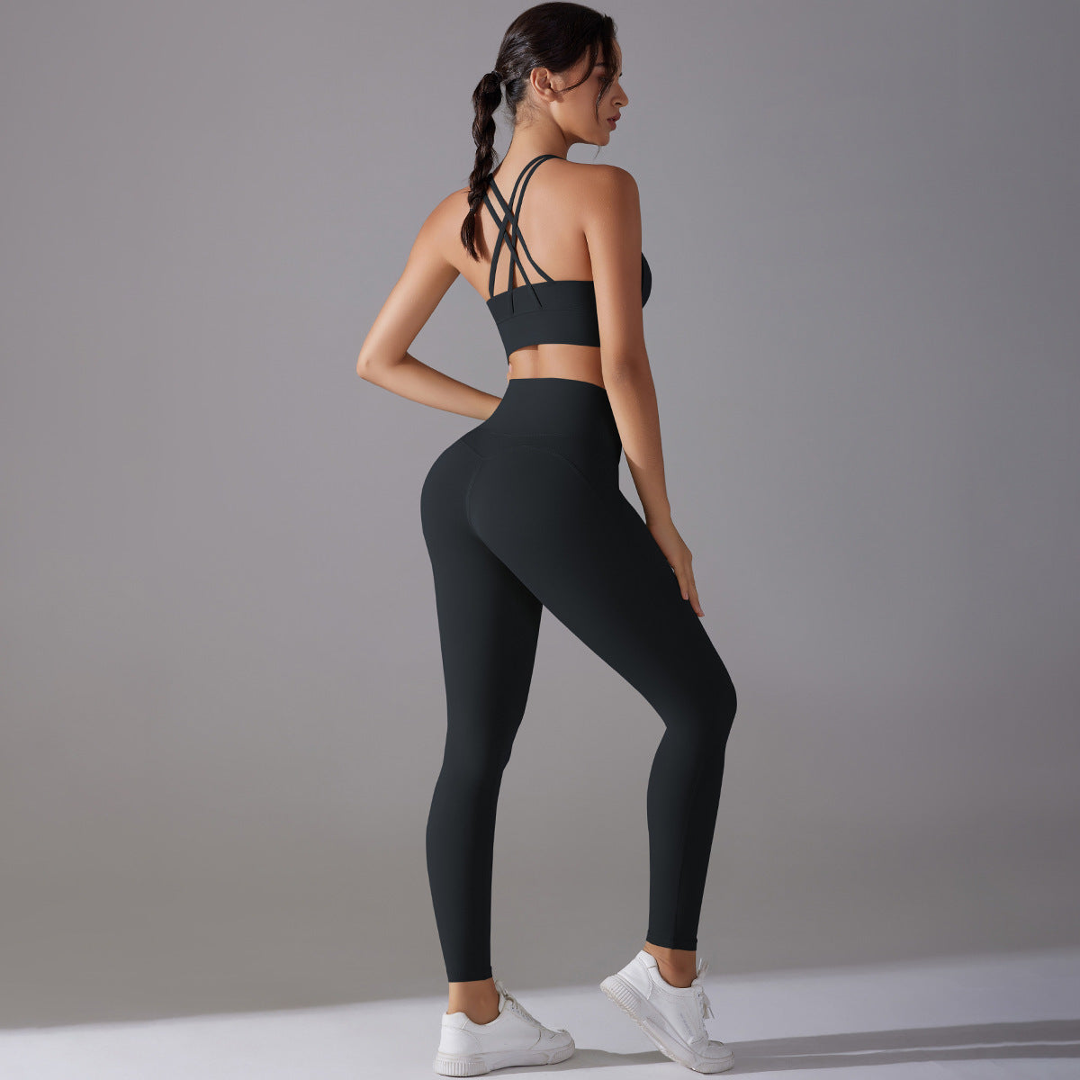 Suit Sports Underwear Fitness Yoga Pants Two-piece Set