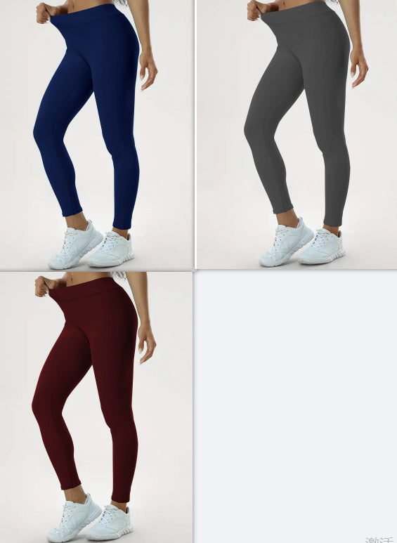 Pantalones de Yoga para Mujer – Cintura Alta, Elásticos y Ajustados para Fitness.