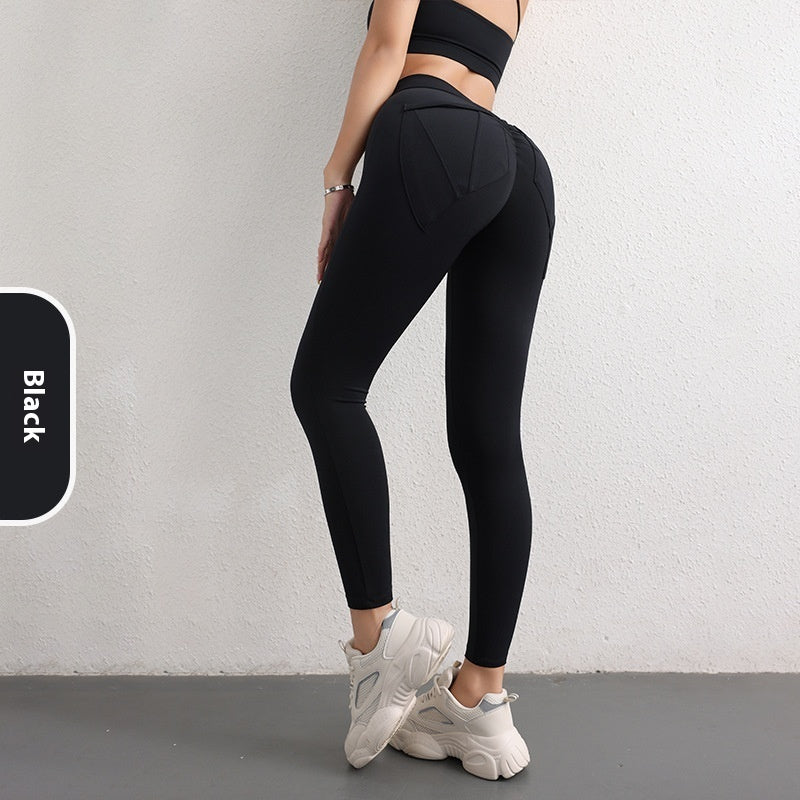 Pantalones de Yoga con Cintura Alta y Realce de Cadera para Mujer – Comodidad y Estilo para tu Entrenamiento.